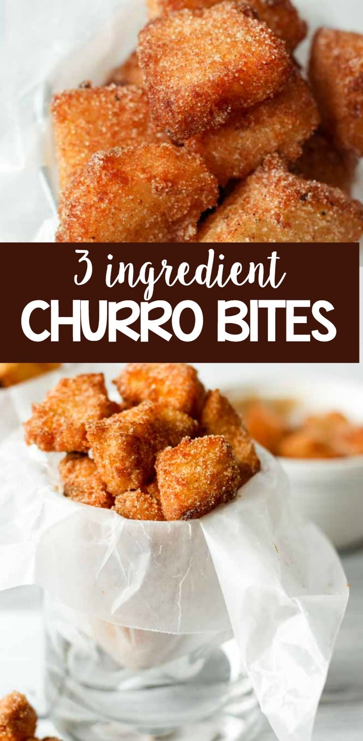 3 ingredient churro bites